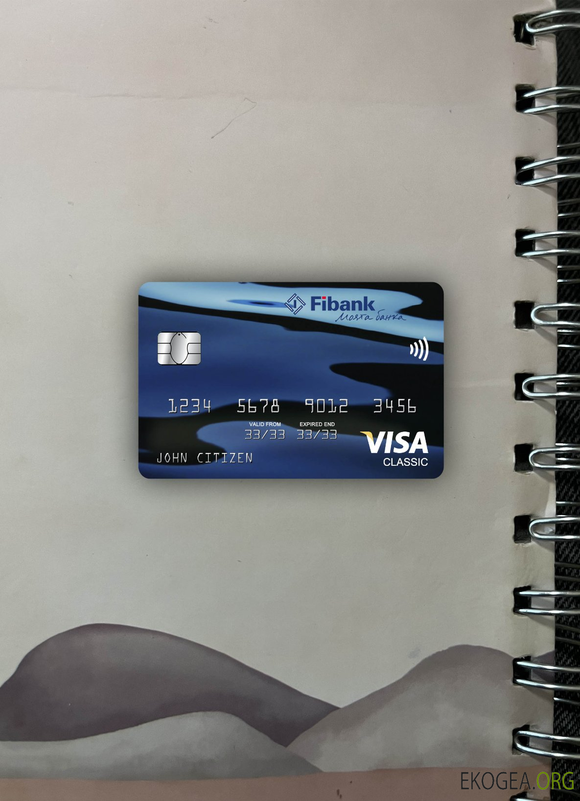 Guinée Fibank visa carte classique photolook recto